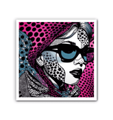 Visual Visions III Wrapped Canvas in Living Room